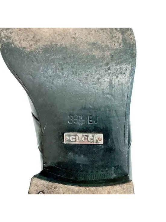 Gucci Business Shoes Interlocking Leather Black - Picture 6 of 8